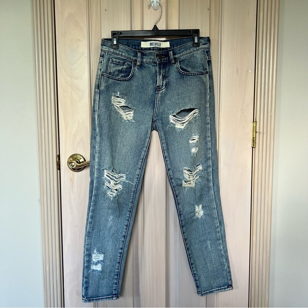 Brandy Melville Ripped Skinny Jeans 9801